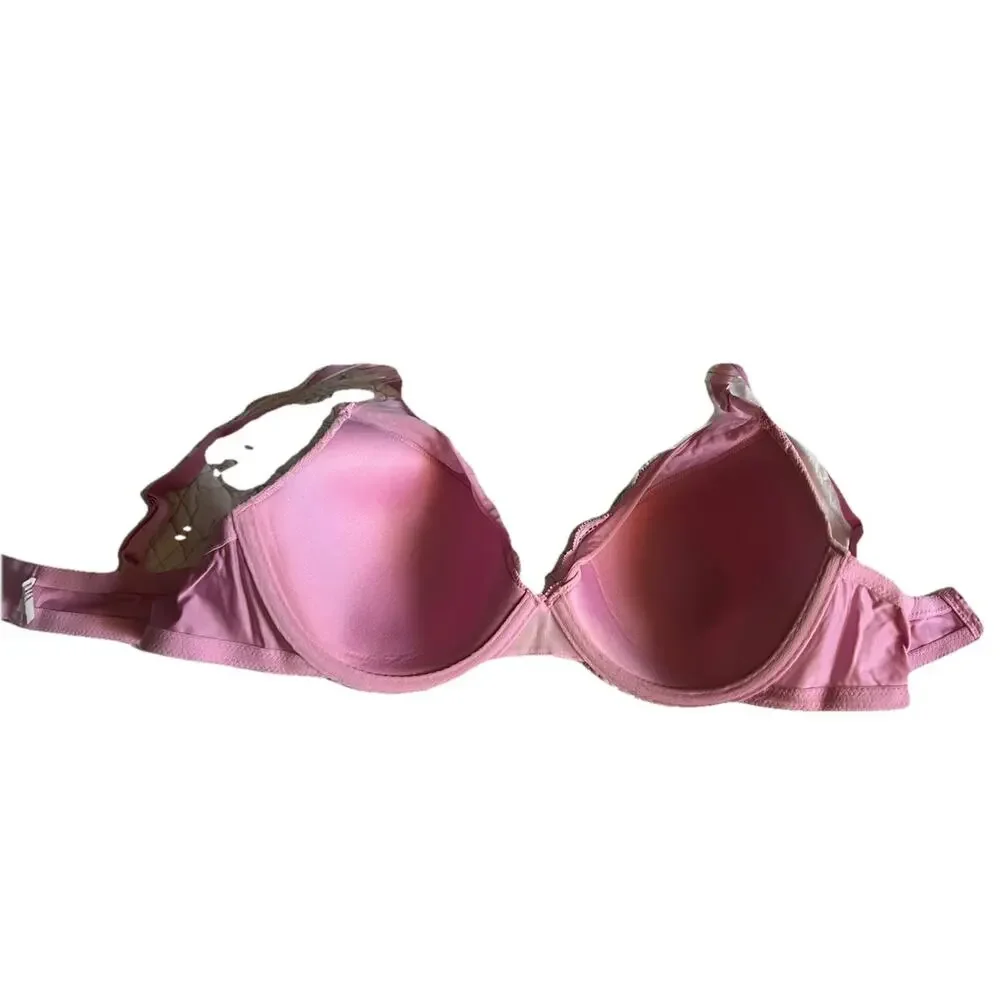 Self Expressions by Maidenform RN 27701 Pink Lace T-Shirt Bra Size 36D